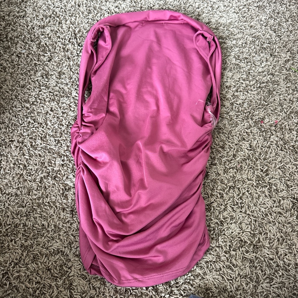 Pink Strapless Top - Picture 2 of 2